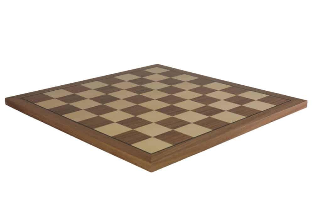 Sheesham French Chessmen on Walnut Chess Board