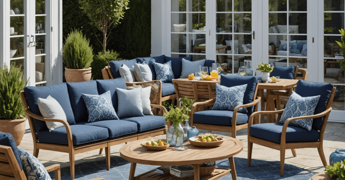 Create a Cozy Patio with the Right Furniture for Comfort